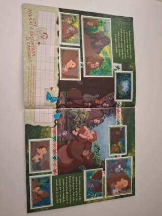 Álbum cromos Tarzán Panini completo
