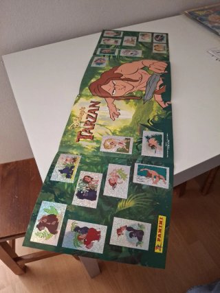 Álbum cromos Tarzán Panini completo