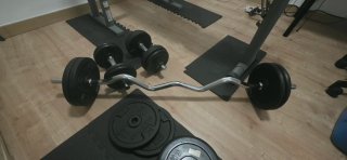 Banco de musculación completo