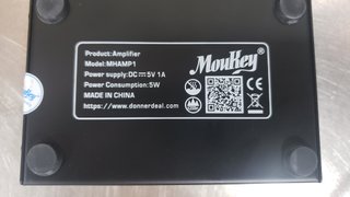 Moukey MHAMP1 Amplificador Auriculares 4 Canales