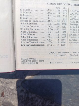 Santa Biblia Reina-Valera 1960 – Edición de 1968 –