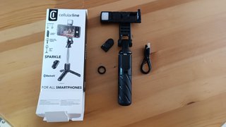 Palo Selfie Trípode Cellularline Sparkle Bluetooth