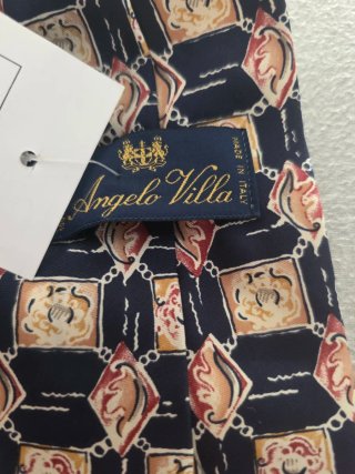 Corbata Vintage Seda 100% Multicolor