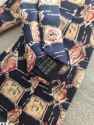 Corbata Vintage Seda 100% Multicolor