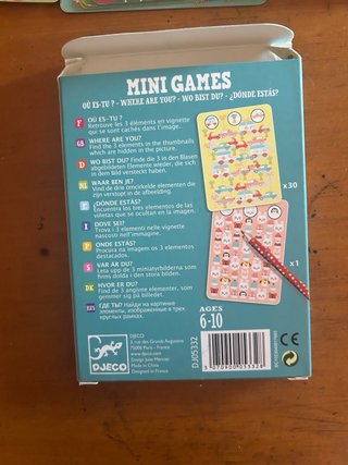 Juego Mini Logix Djeco Quién es Quién Donde Estas