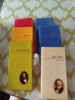 Colección libros. Luis XIV, Beethoven, ...