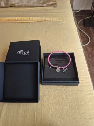 Pulsera Lotus Style Rosa con Luna y Dream