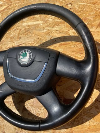 Volante Skoda Octavia 2008 Cuero con Airbag