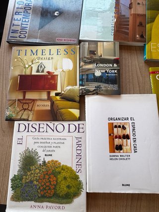 Set pack de libros diseño decoracion moda ficcion