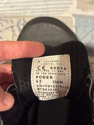 Zapatillas de seguridad POSSTER