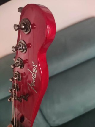 Fender Telecaster custom FMT HH Roja