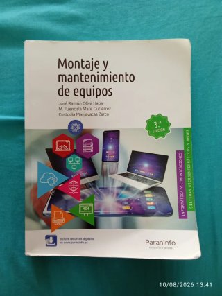 Montaje y mantenimiento de equipos 3.ª edición