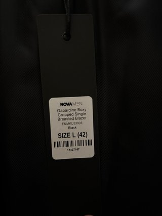 Blazer Negro NOVAMEN Talla L