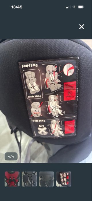 Silla de coche Safety 1st roja