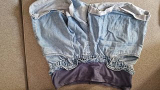 Pantalones cortos premamá vaqueros