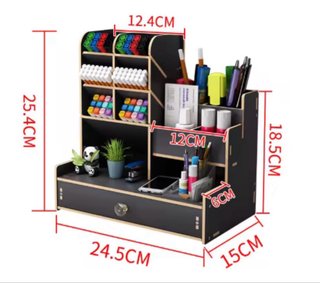 Organizador Escritorio Madera Portalápices