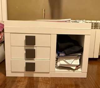Dormitorio juvenil completo:cama, armario y mueble