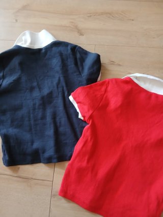 Top donna Pull&Bear blu e rosso