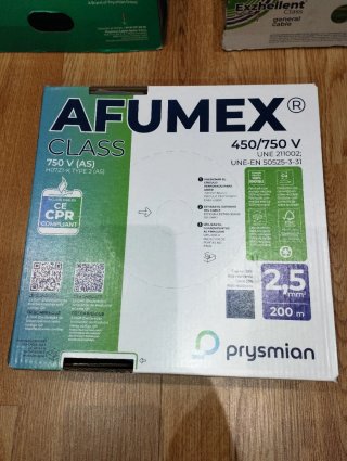 3 Rollos Cable Afumex-Afirenax 2,5mm
