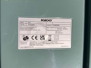 Nevera Eléctrica IGLOO IE42 42L