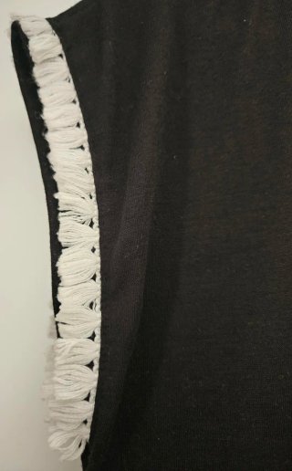 Vestido playero negro Talla M
