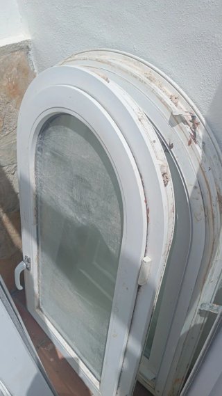 Ventanas Arqueadas Blancas 4 unidades