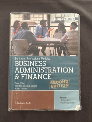 Business Administration Finance