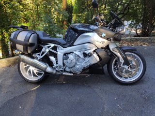 BMW K1200R Plata y Negra