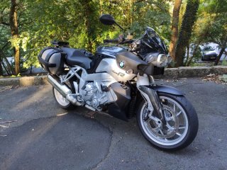 BMW K1200R Plata y Negra