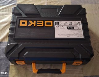 Maletín DEKO completo.126 herramientas. NUEVO