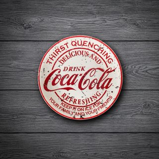 Vintage Coca-Cola Ceramic Plate – Retro Americana