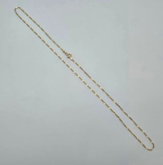 Cadena de oro de 18k. Fígaro 3x1. 2.51 gr. 45cm.