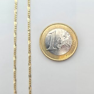 Cadena de oro de 18k. Fígaro 3x1. 2.51 gr. 45cm.