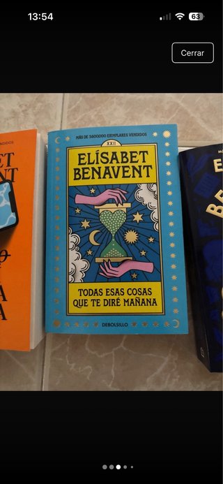 Todas esas cosas que te diré mañana Más de 3.50...