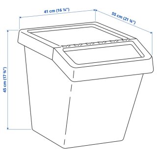 Cubos de basura Ikea (2 unidades de cada)