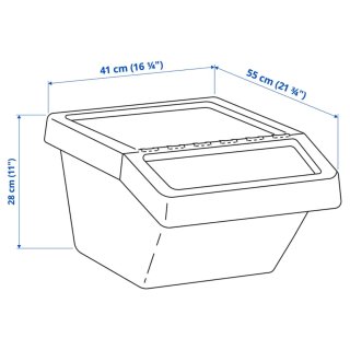 Cubos de basura Ikea (2 unidades de cada)