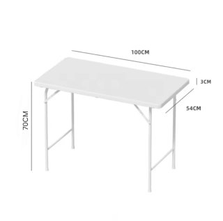 Mesa plegable 1 metro blanca