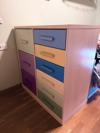 Habitación infantil multicolor