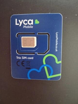 Tarjeta SIM (16GB) telefono movil Londres y UK