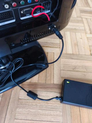 Televisor 22 alimentación 12v