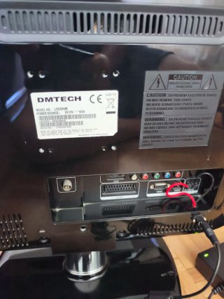 Televisor 22 alimentación 12v