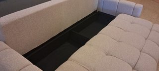 Sofá Cama Lujo Beige/Gris