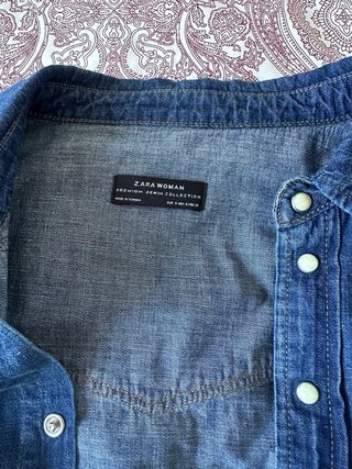 Chaqueta vaquera Zara azul talla S