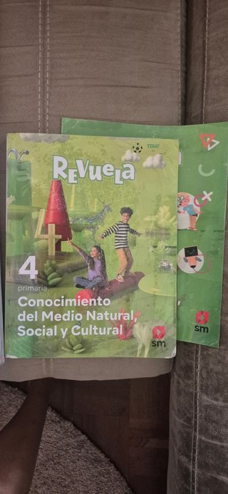 Libros 4 primaria Revuela SM. 8 libros en total