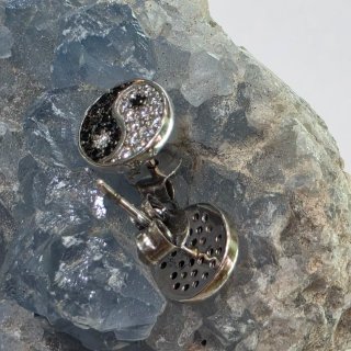 Pendientes Plata 925 Yin Yang