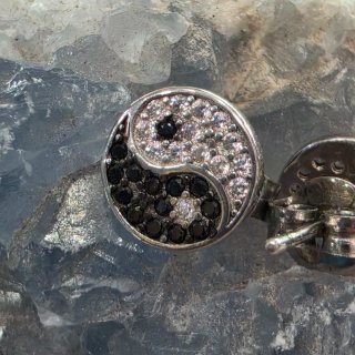 Pendientes Plata 925 Yin Yang