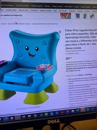 Silla Aprendizaje Divertida, Color Turquesa