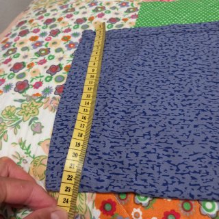 Pantalón azul estampado talla M