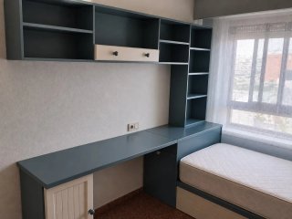 Mueble juvenil completo,cama nido con colchónes