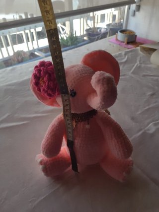 Elefantito Amigurumi Rosa